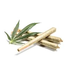 Weed Market AAAA Raw Cone Pre Roll Weed Preroll Joints with a cannabis leaf
