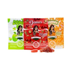 A selection of 3 different Weed Market Dames Gummies Co 400mg