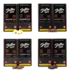 A set of four Shatter Bars 1200mg THC chocolate bars displayed in various flavors: Cookies and Green (Sativa and Indica), Milk Chocolate (Sativa and Indica), Toffee Crunch (Sativa and Indica), and Vegan Dark Chocolate (Sativa and Indica). The bars are showcased with their corresponding chocolate pieces.