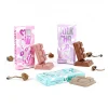 Euphoria Psychedelics Psilocybin Chocolate 1.2g showcasing 3 flavours next to derid magic mushrooms