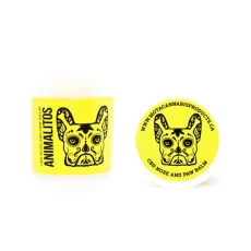 MOTA Animalitos CBD Nose and Paw Balm bottles front view and top view