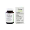 The ingredients and supplement facts for Mota CBD capsules printed on both the bottle and box