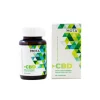 A Mota branded CBD Oil Capsules brown bottle next to its box, labeled for 30mg CBD per capsule, with a total of 900mg per bottle