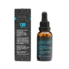 Back view of Mota Full Spectrum CBD Oil 1000mg bottle and packaging, showing ingredients and usage instructions for the 30ml CBD tincture