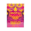 Front packaging of MOTA Chocolate Dipped Sour Key from Weed Market, featuring 100mg THC and hybrid strain