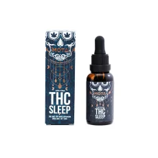 Mota THC Sleep Tincture with 1000mg THC and melatonin bottle and box