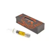 A single 1mL So High Extracts THC syringe next to its orange Sativa-labeled box. The syringe is filled with golden THC distillate.