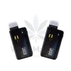 Pair of 3g Straight Goods Vape Pens – Two Straight Goods disposable vape pens displayed side by side with white mouthpieces and gold details.