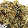 Dark Demon Weed Strain Bud Closeup Macro Shot