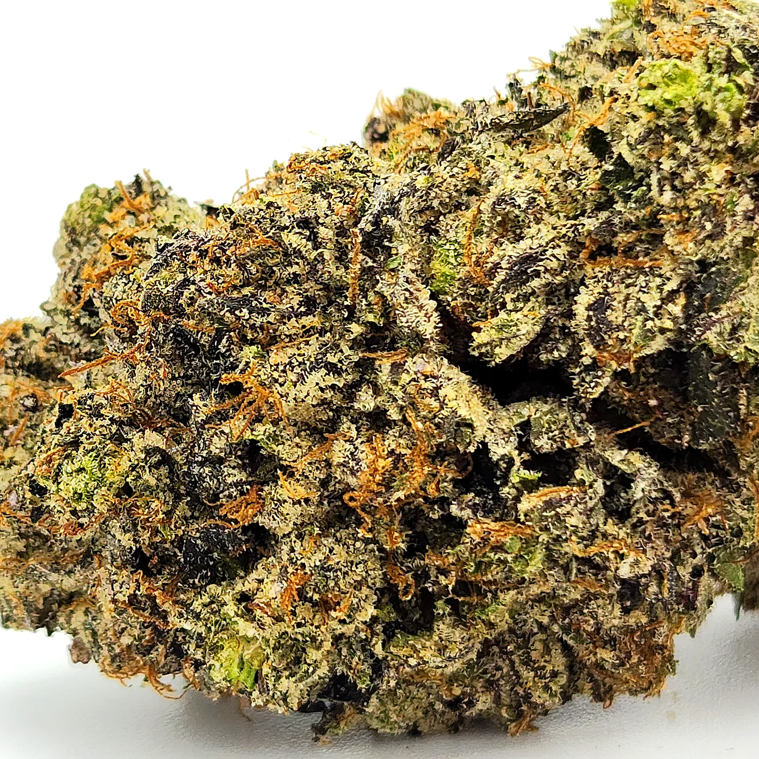 Demon Slayer Weed Strain Bud Closeup Macro Shot