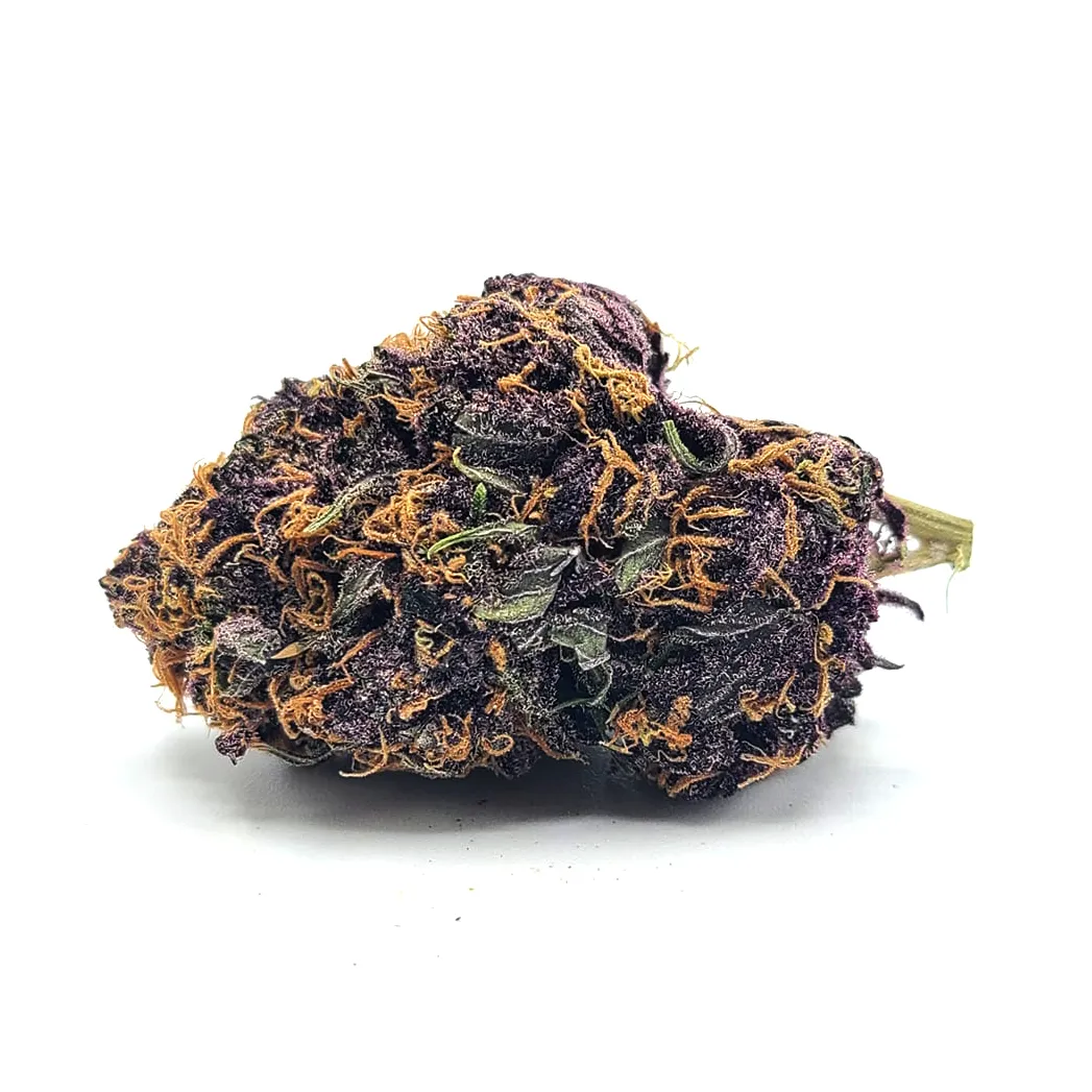 Huckleberry Soda Weed Strain Bud on White Background