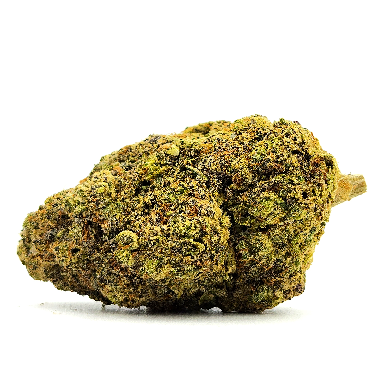 Supreme Snowman Weed Strain Bud on White Background