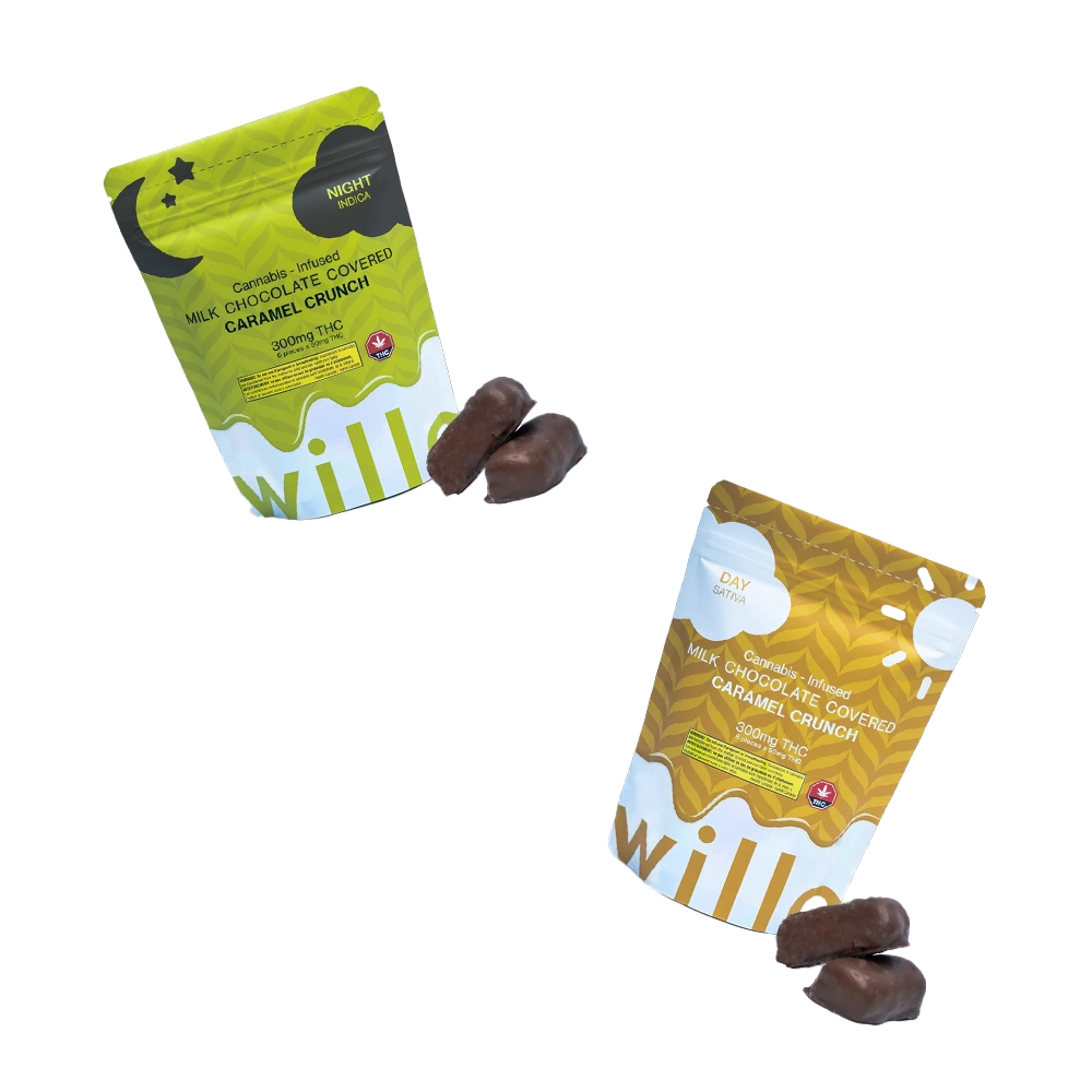 Willo Cannabis Milk Chocolate Covered Caramel Crunch