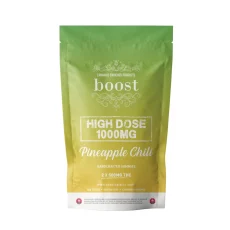 Weed Market Boost Gummies 1000mg THC Pineapple Chili