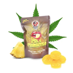 Mama Annes Edibles 1 to 1 CBD THC Gummies Pina Pineapple