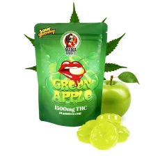 Mama Annes Edibles 1500mg THC Gummies Green Apple