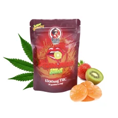 Mama Annes Edibles 1500mg THC Gummies Strawberry Kiwi