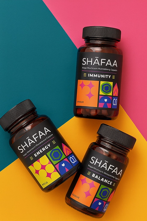 Shafaa magic mushroom microdosing capsules Energy Balance Immunity