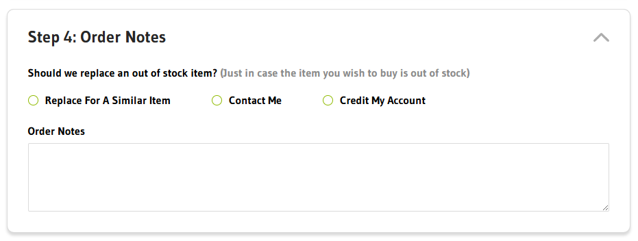 Checkout billing form screenshot – Weed Market