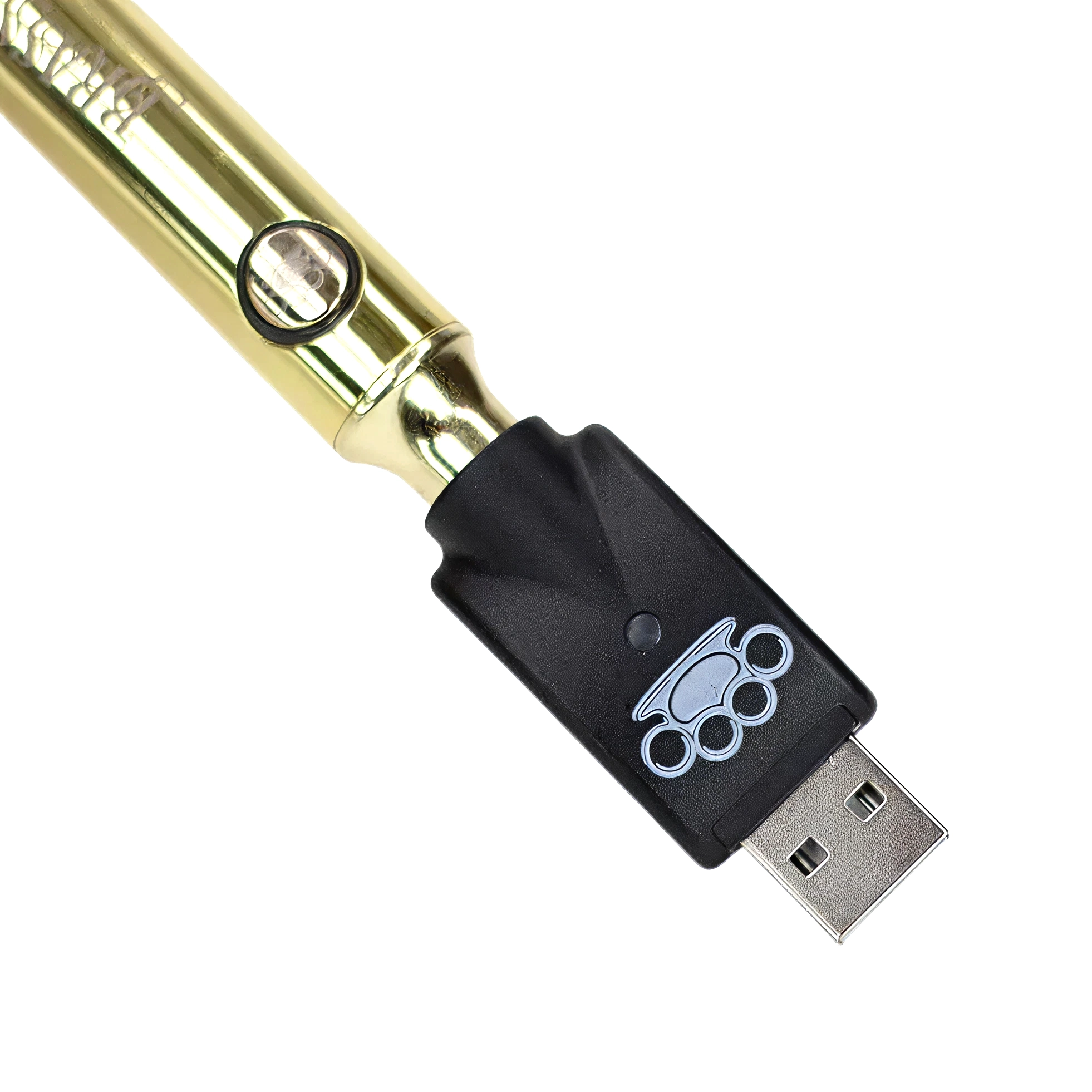Brass Knuckles 900mAh 510 Vape Battery Closeup