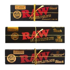 RAW Black Natural Unrefined Rolling Papers