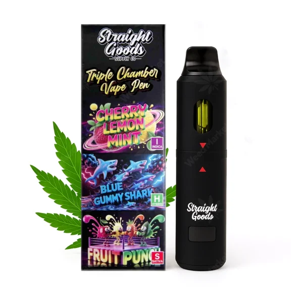 Cherry Lemon Mint + Blue Gummy Shark + Fruit Punch