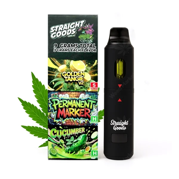 Golden Tangie V2 + Permanent Marker + Cucumber
